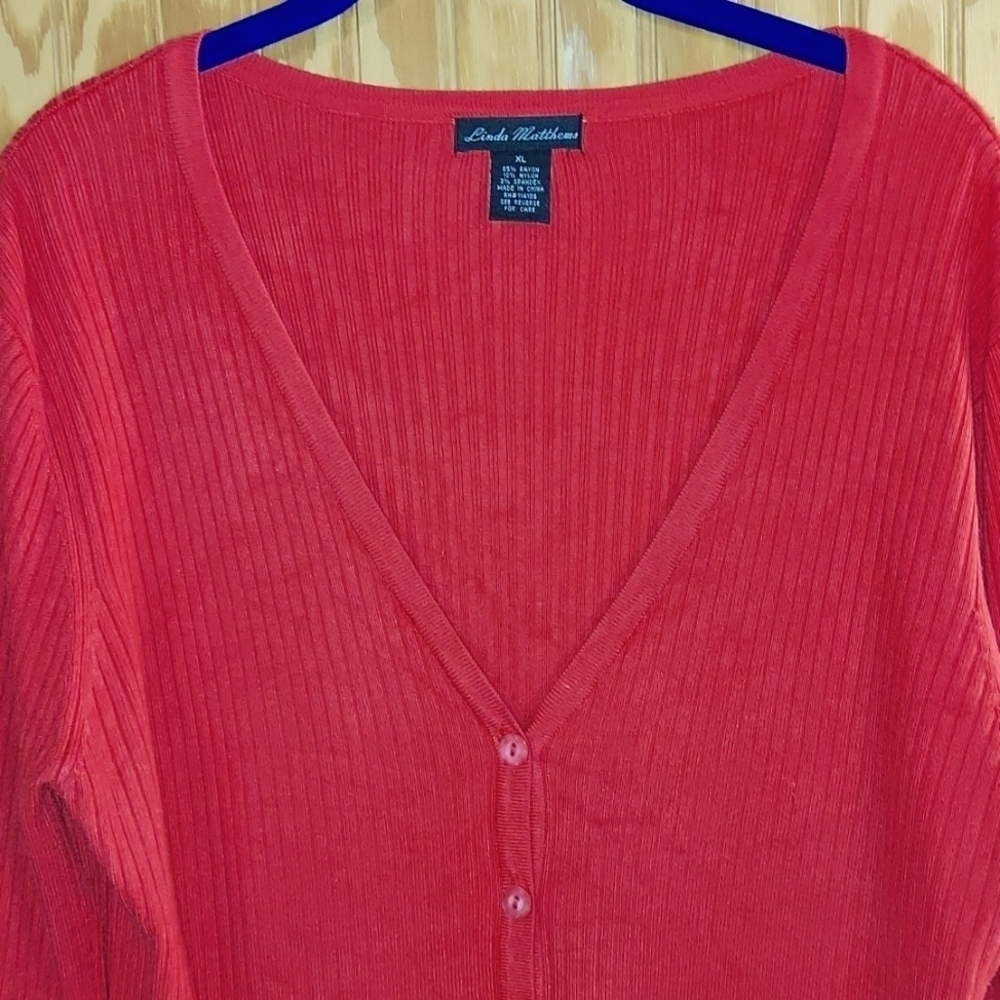 Linda Matthew's cardigan